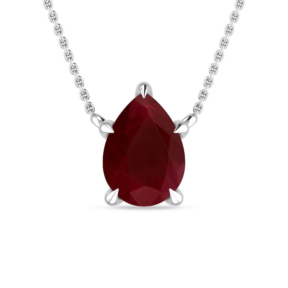 White Gold - Ruby
