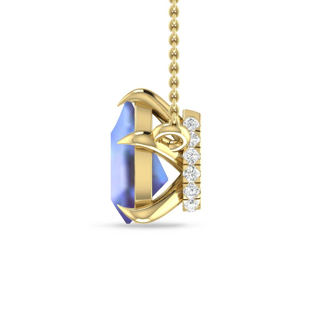 Yellow Gold - Tanzanite
