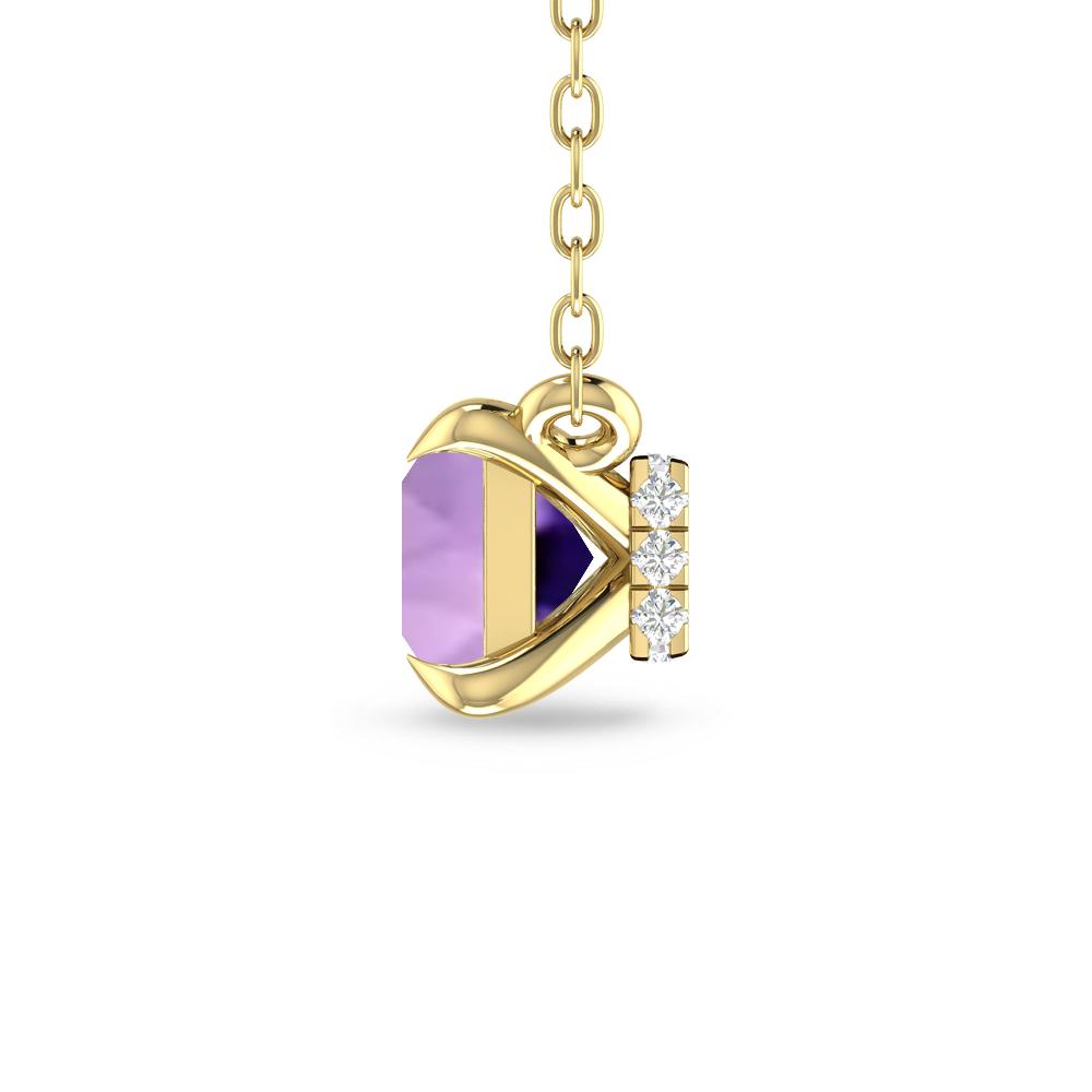 Yellow Gold - Amethyst
