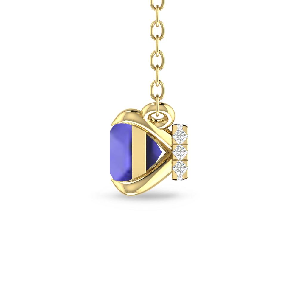 Yellow Gold - Tanzanite