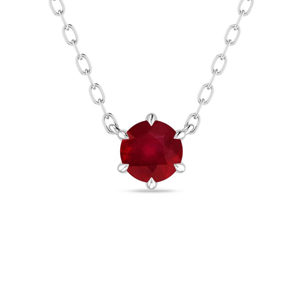White Gold - Ruby