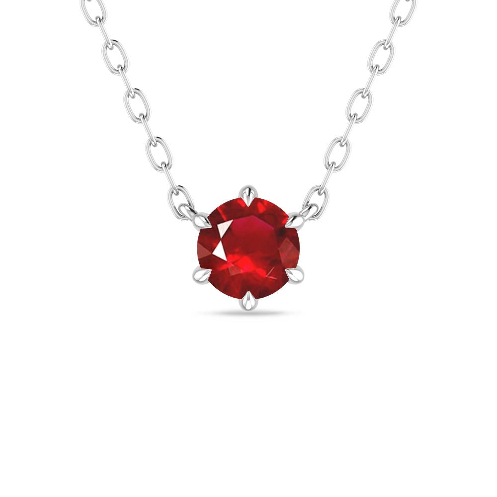 White Gold - Ruby