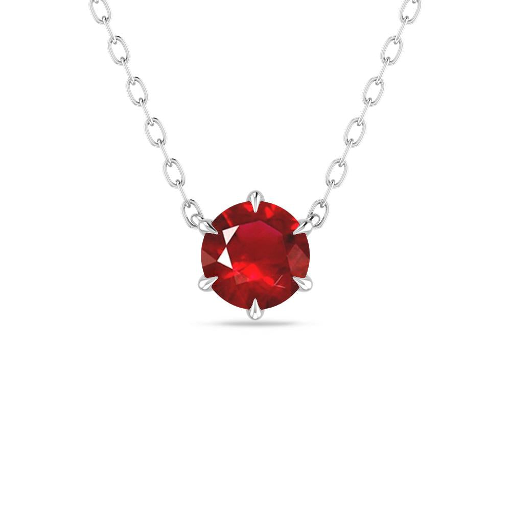 White Gold - Ruby