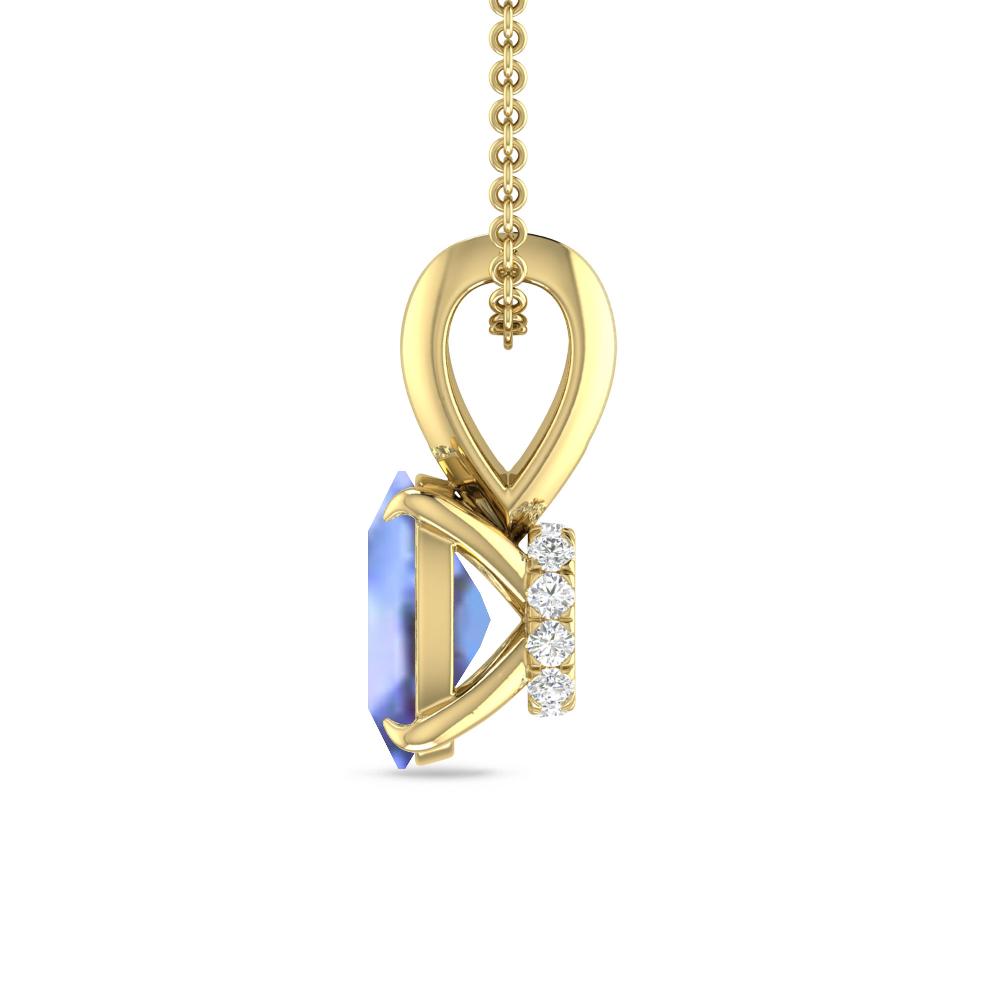 Yellow Gold - Tanzanite