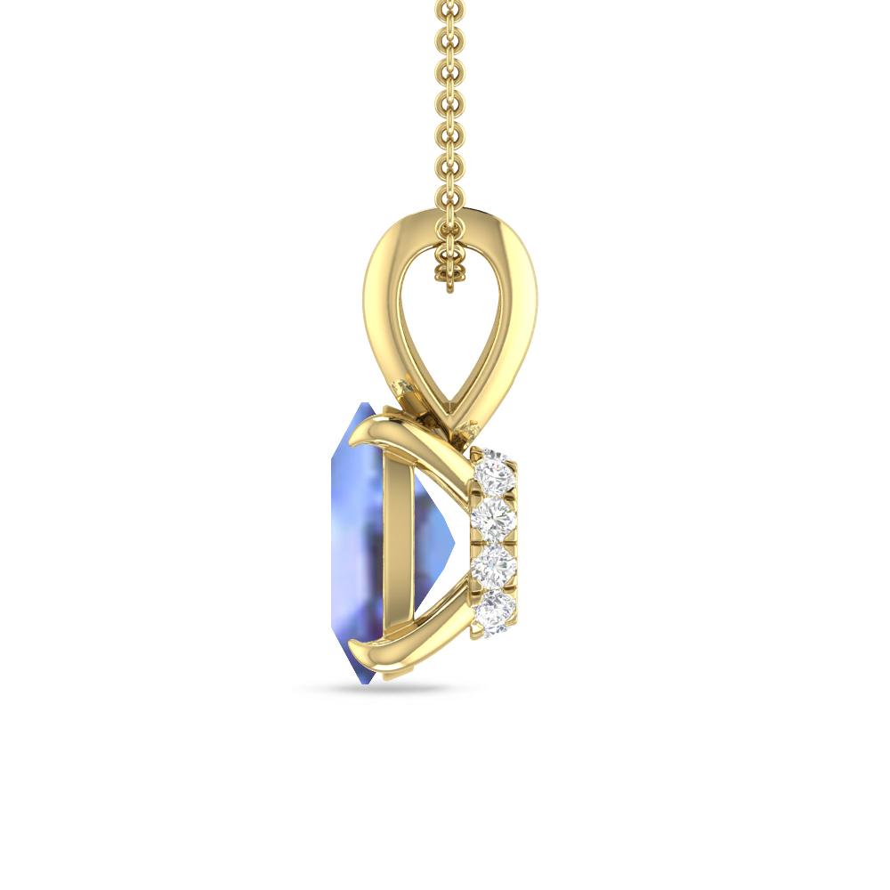 Yellow Gold - Tanzanite