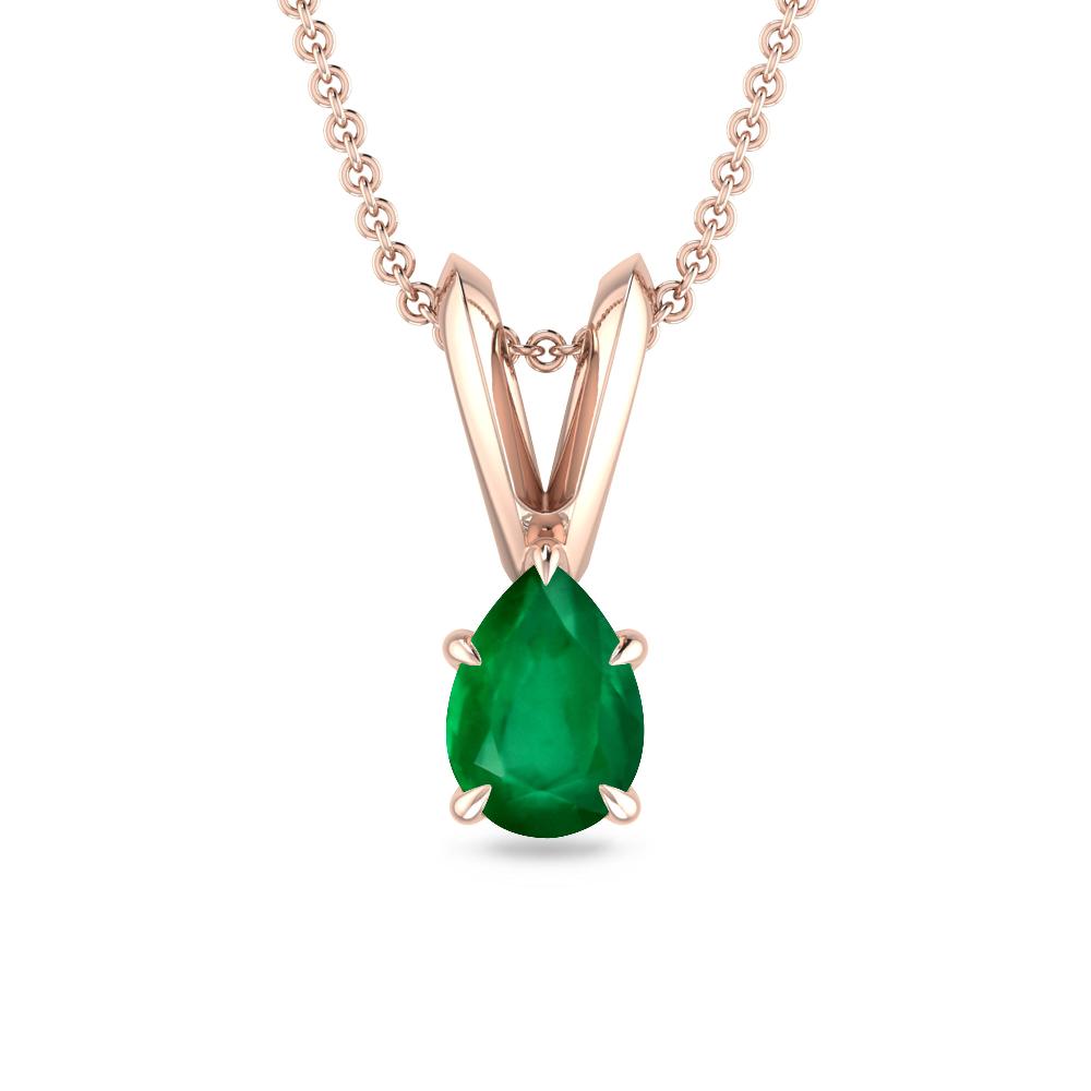 Rose Gold - Emerald