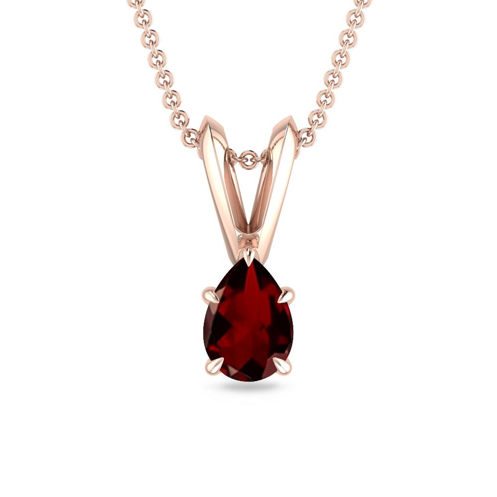 Rose Gold - Garnet