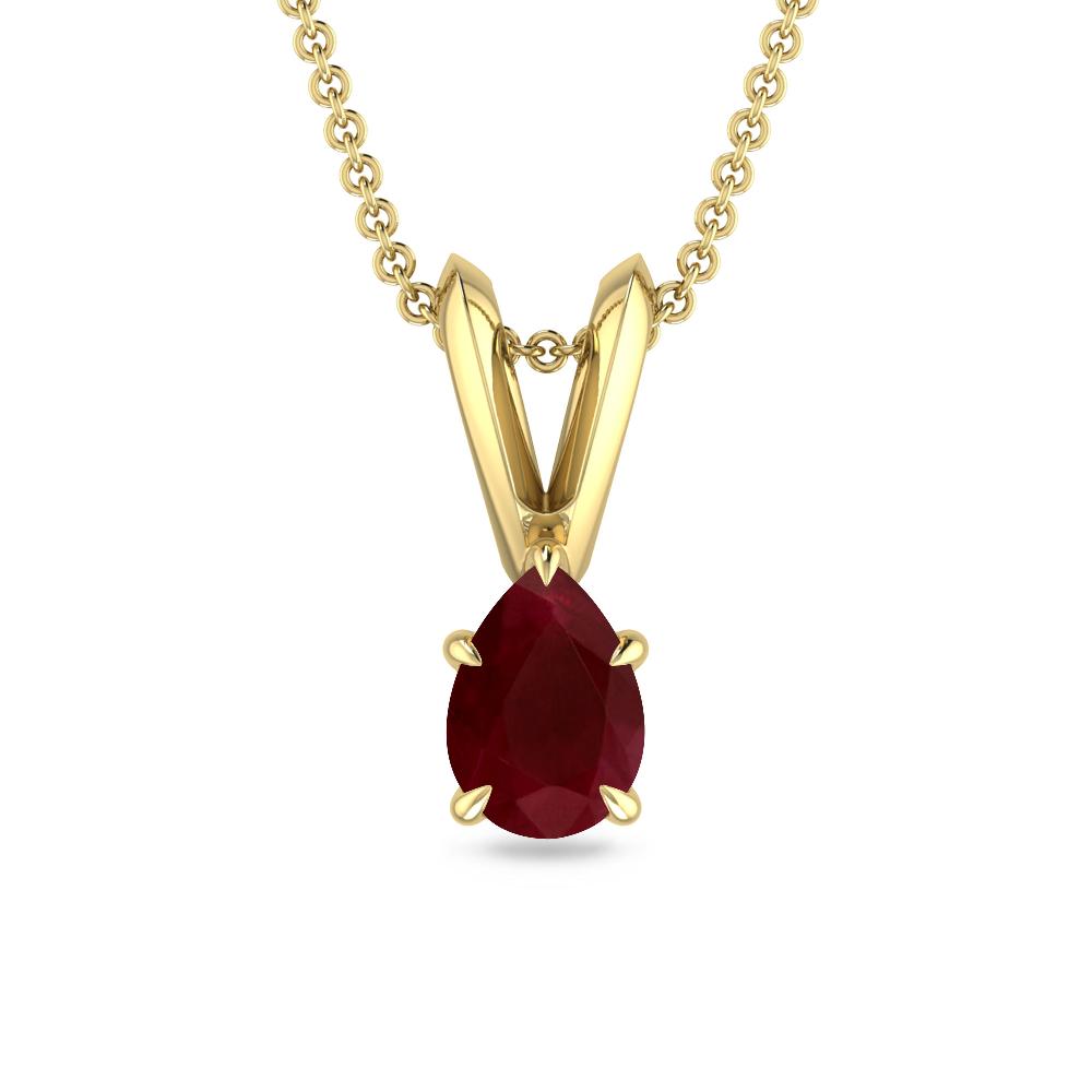Yellow Gold - Ruby