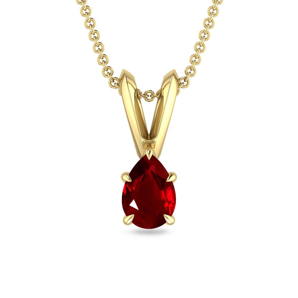Yellow Gold - Ruby