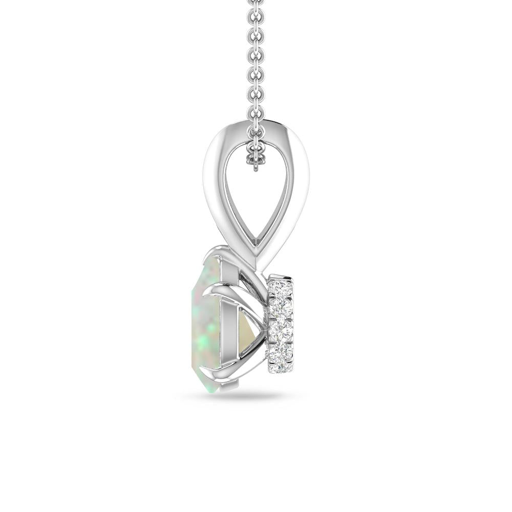 White Gold - Opal