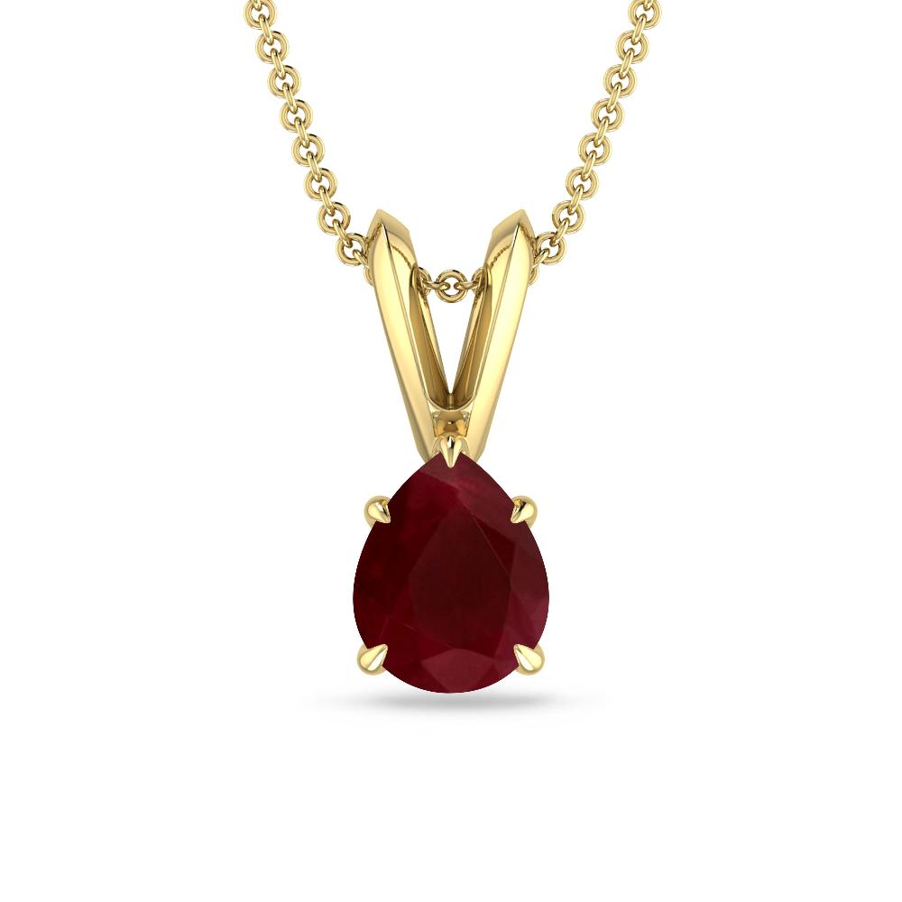 Yellow Gold - Ruby