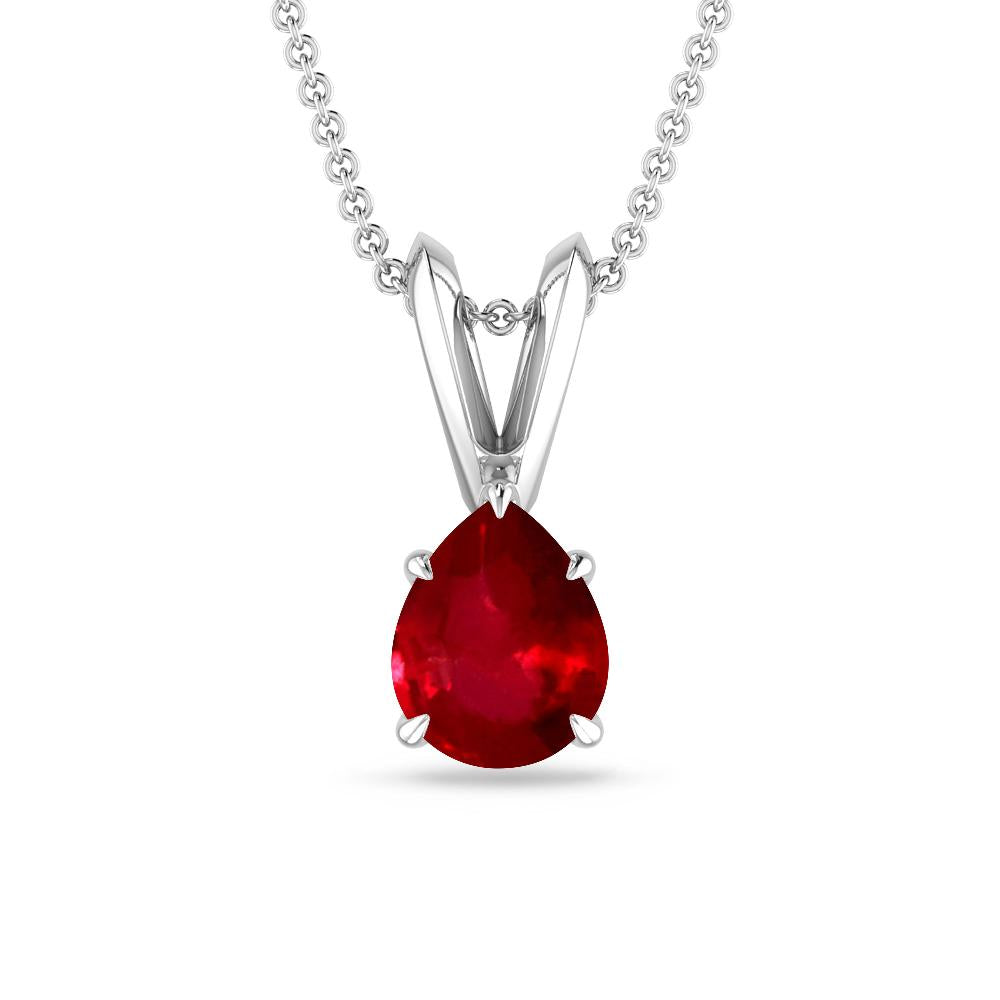 White Gold - Ruby