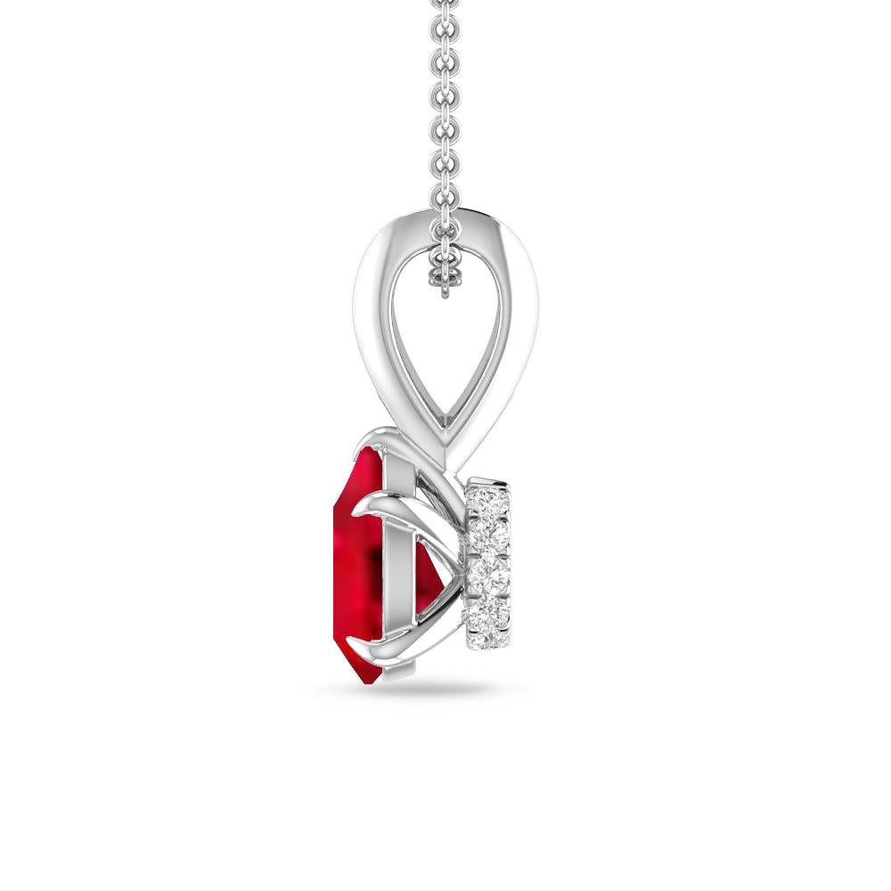 White Gold - Ruby