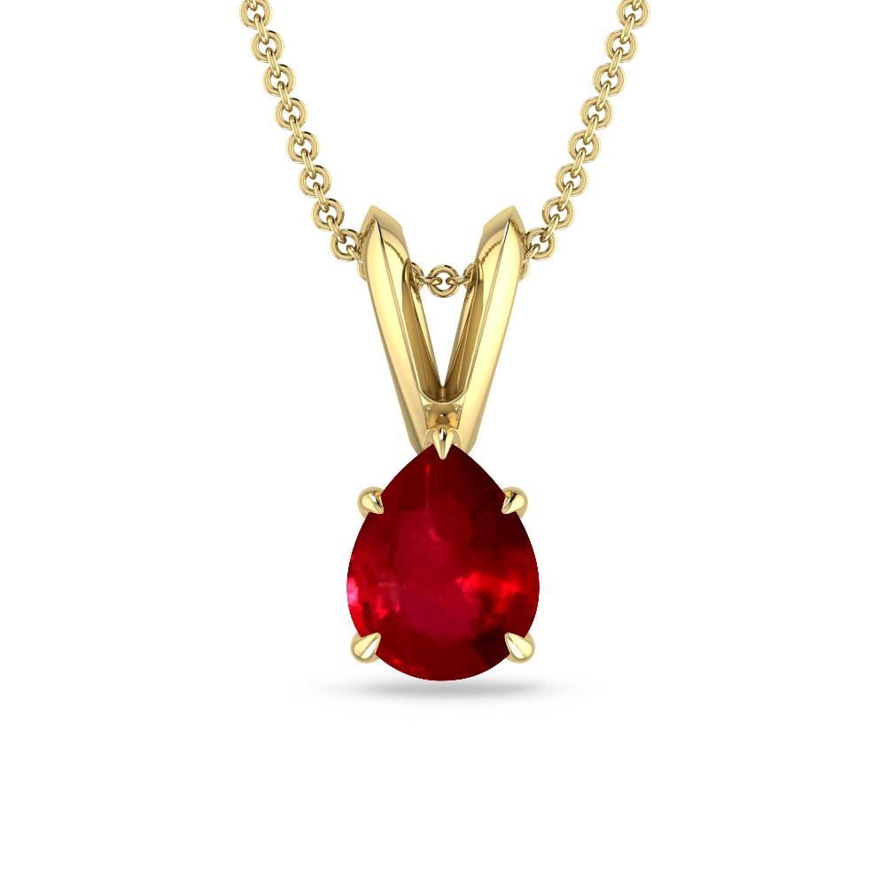 Yellow Gold - Ruby