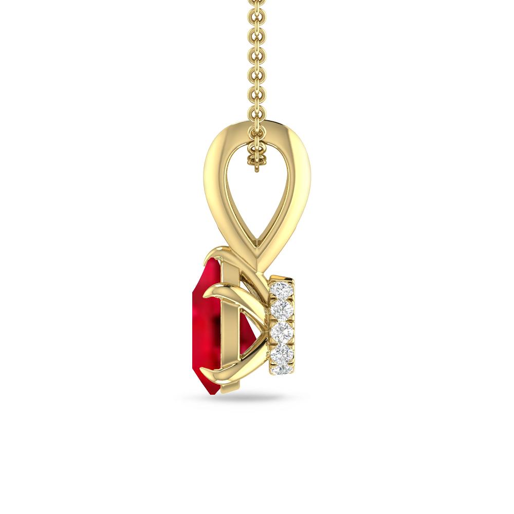 Yellow Gold - Ruby