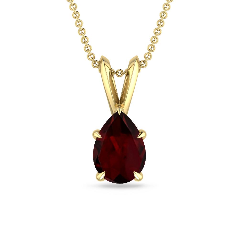 Yellow Gold - Garnet