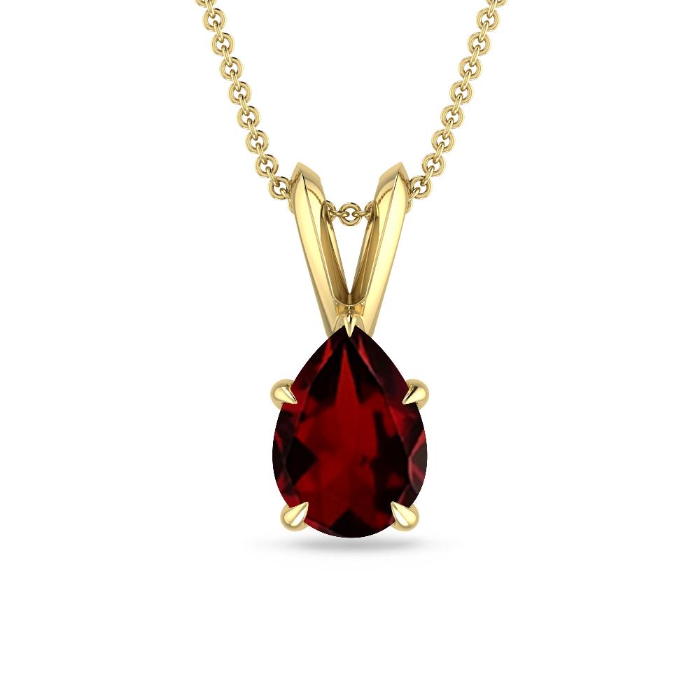 Yellow Gold - Garnet