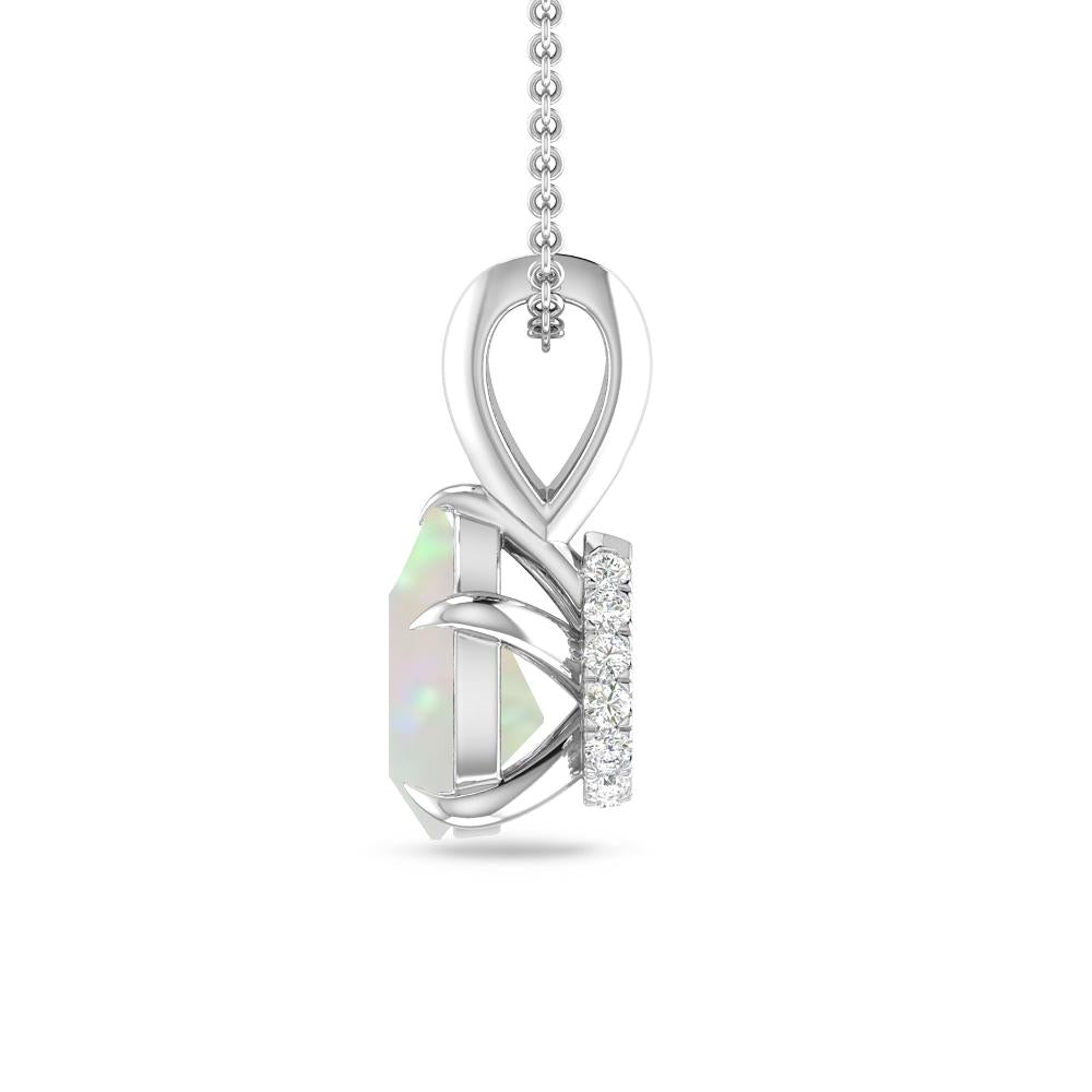 White Gold - Opal