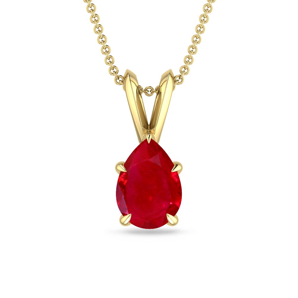 Yellow Gold - Ruby