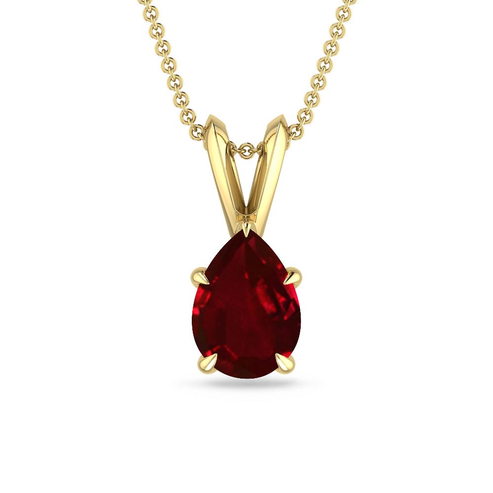 Yellow Gold - Ruby