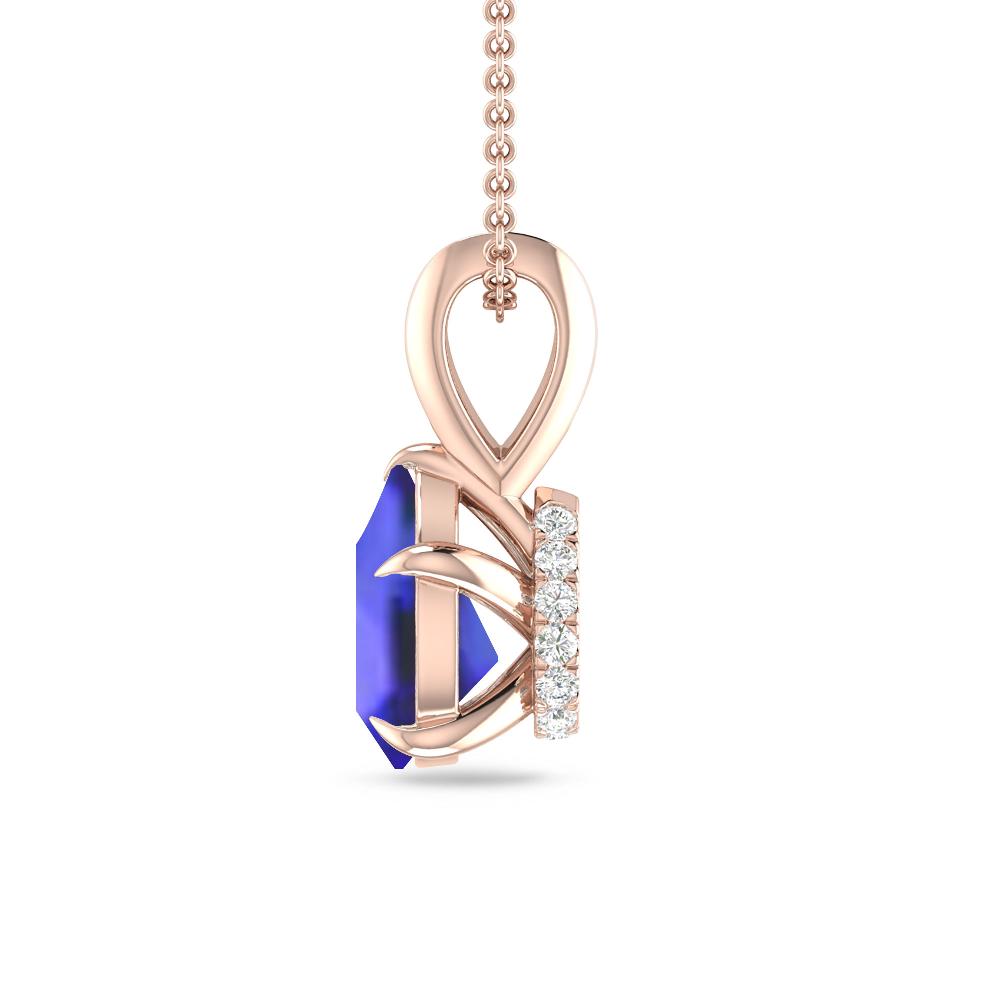Rose Gold - Tanzanite