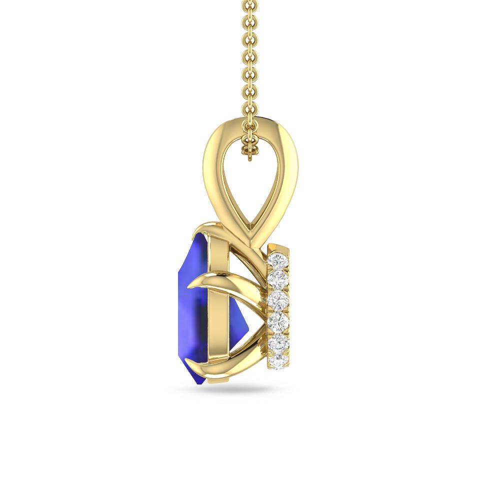 Yellow Gold - Tanzanite