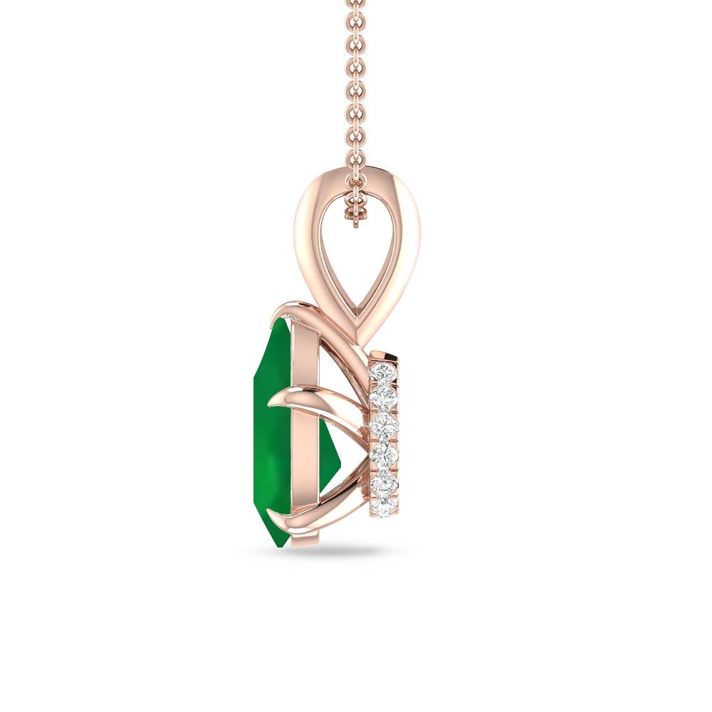 Rose Gold - Emerald