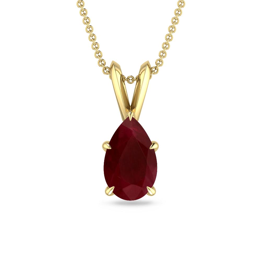Yellow Gold - Ruby