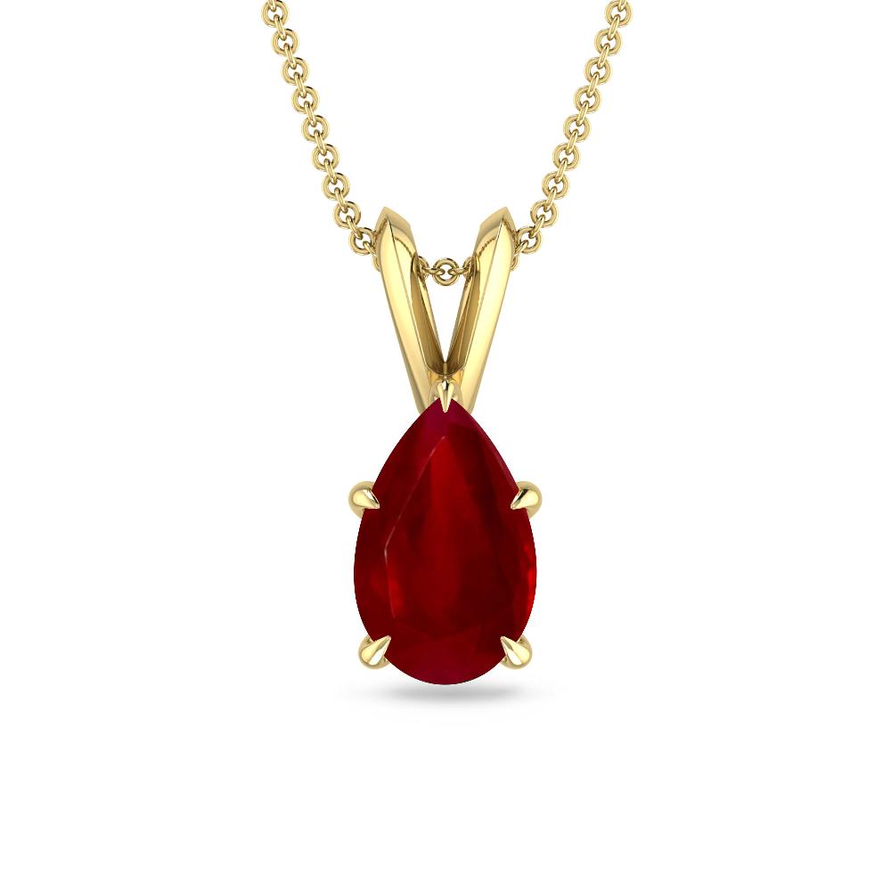 Yellow Gold - Ruby