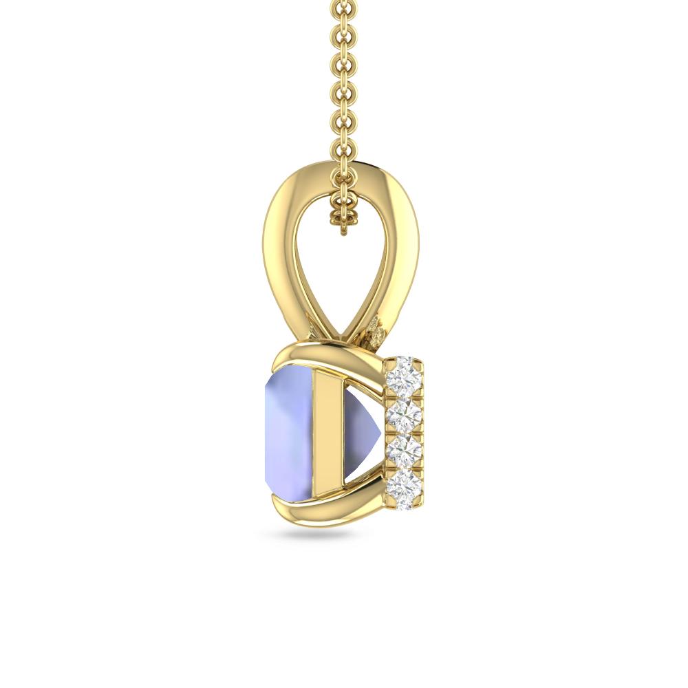 Yellow Gold - Tanzanite