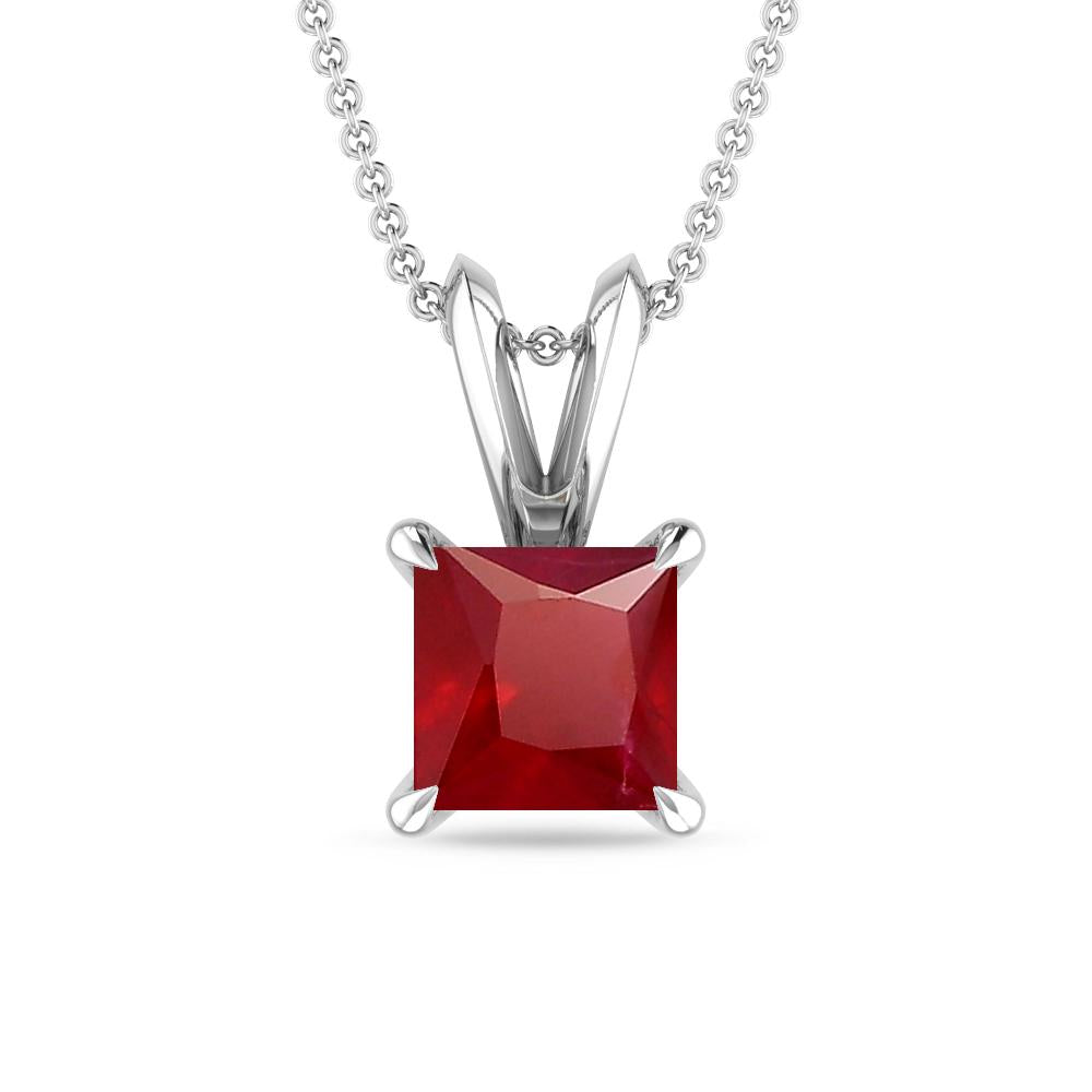 White Gold - Ruby
