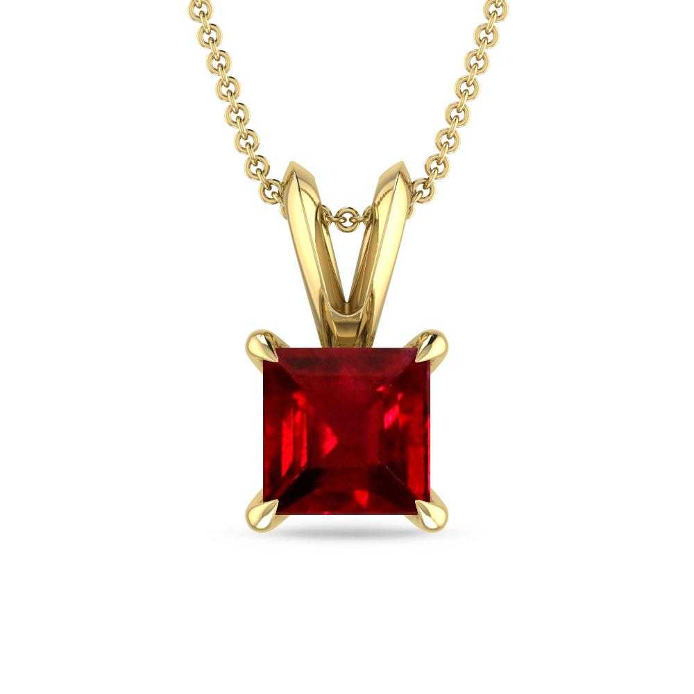 Yellow Gold - Ruby