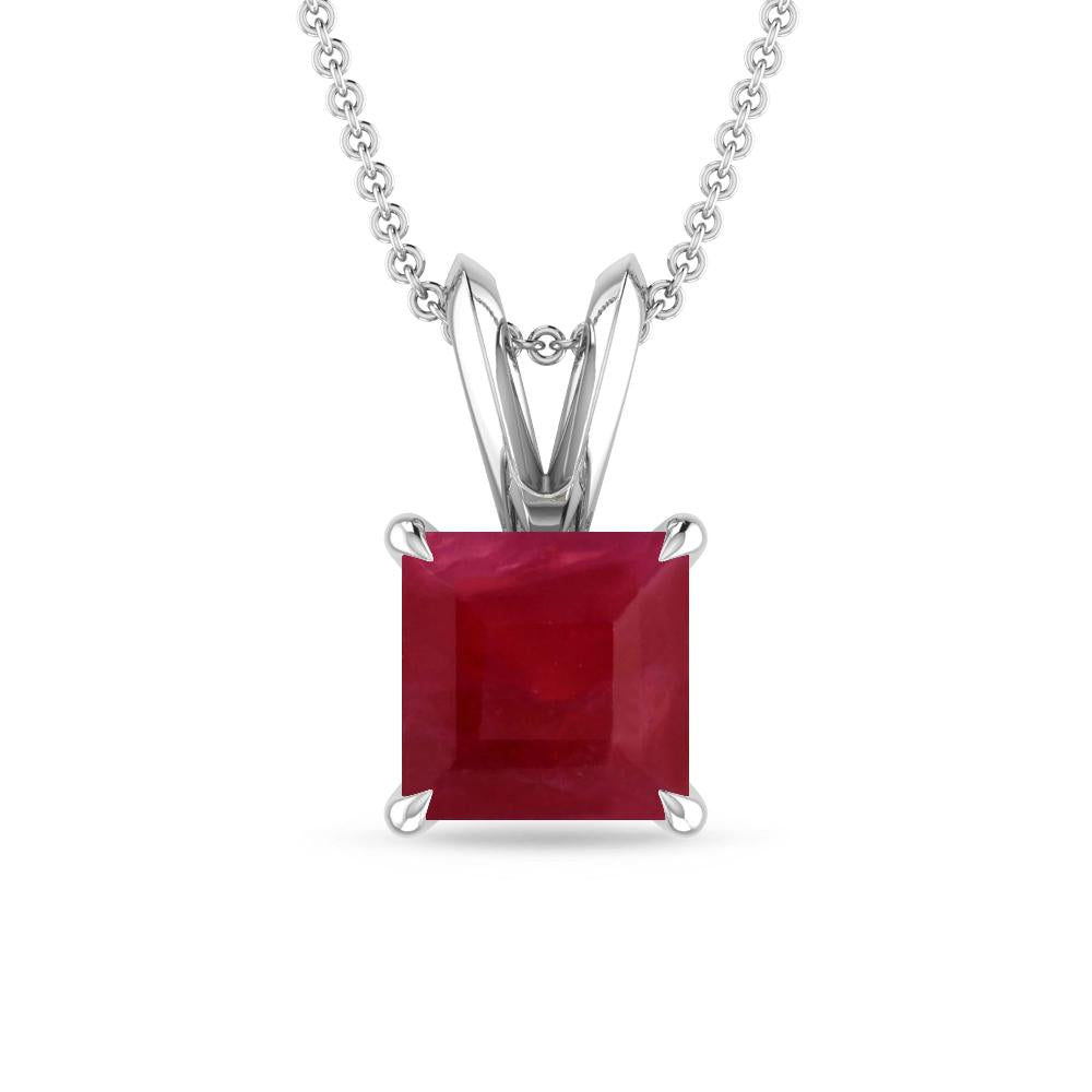 White Gold - Ruby