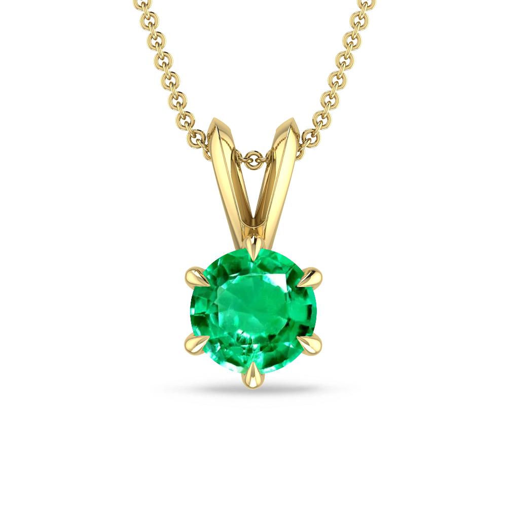 Yellow Gold - Emerald