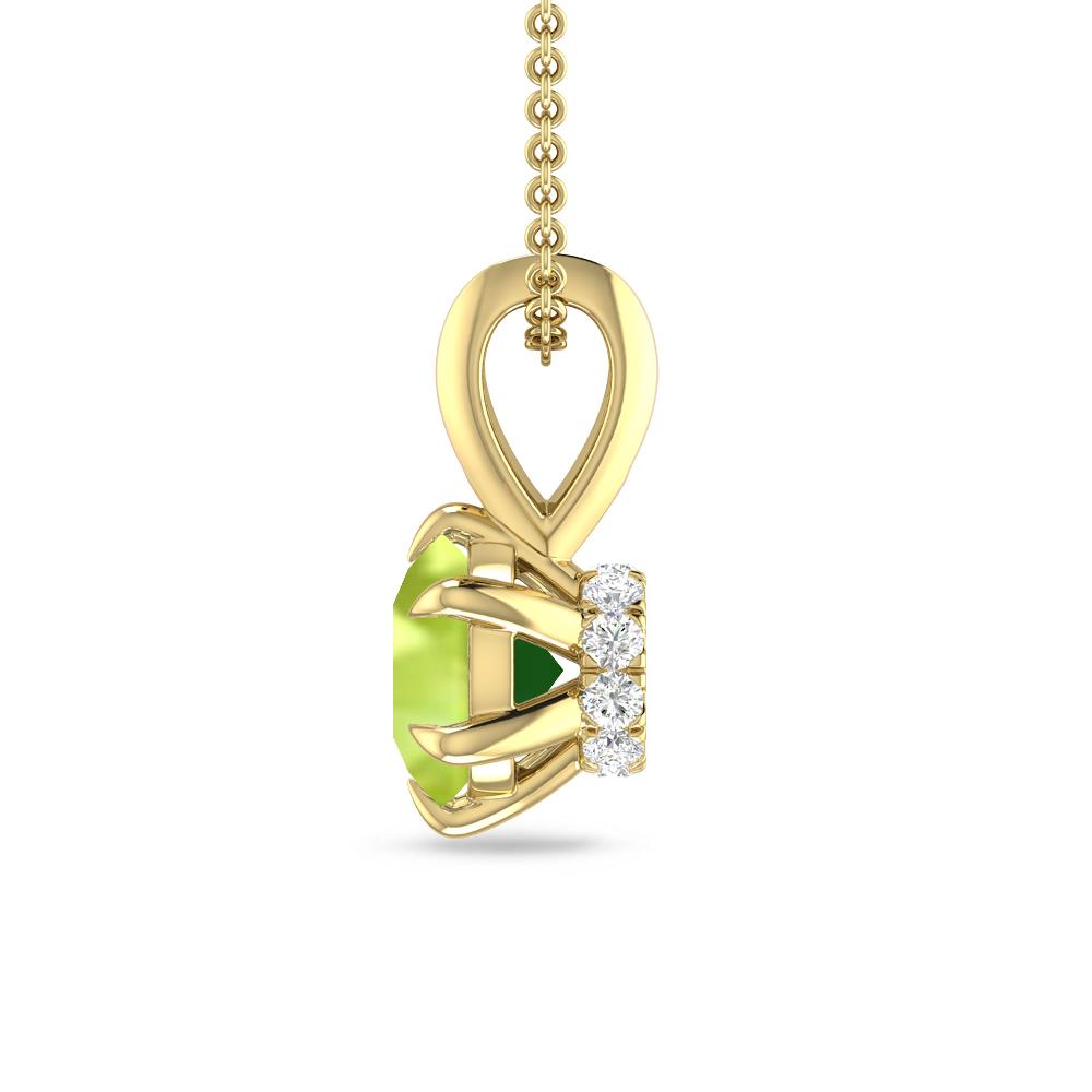 Yellow Gold - Peridot