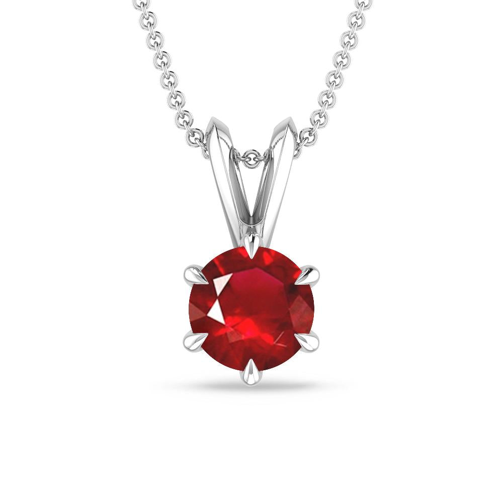White Gold - Ruby