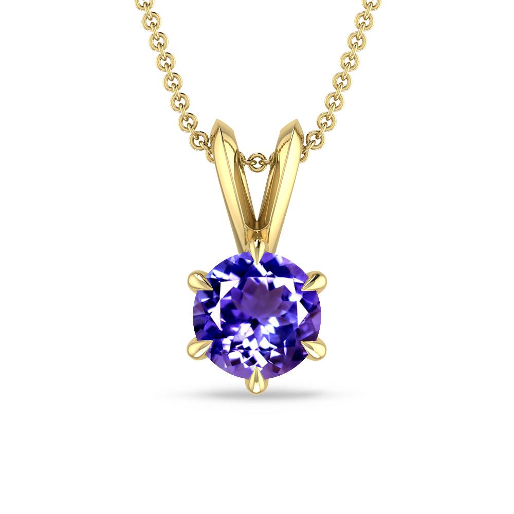 Yellow Gold - Tanzanite
