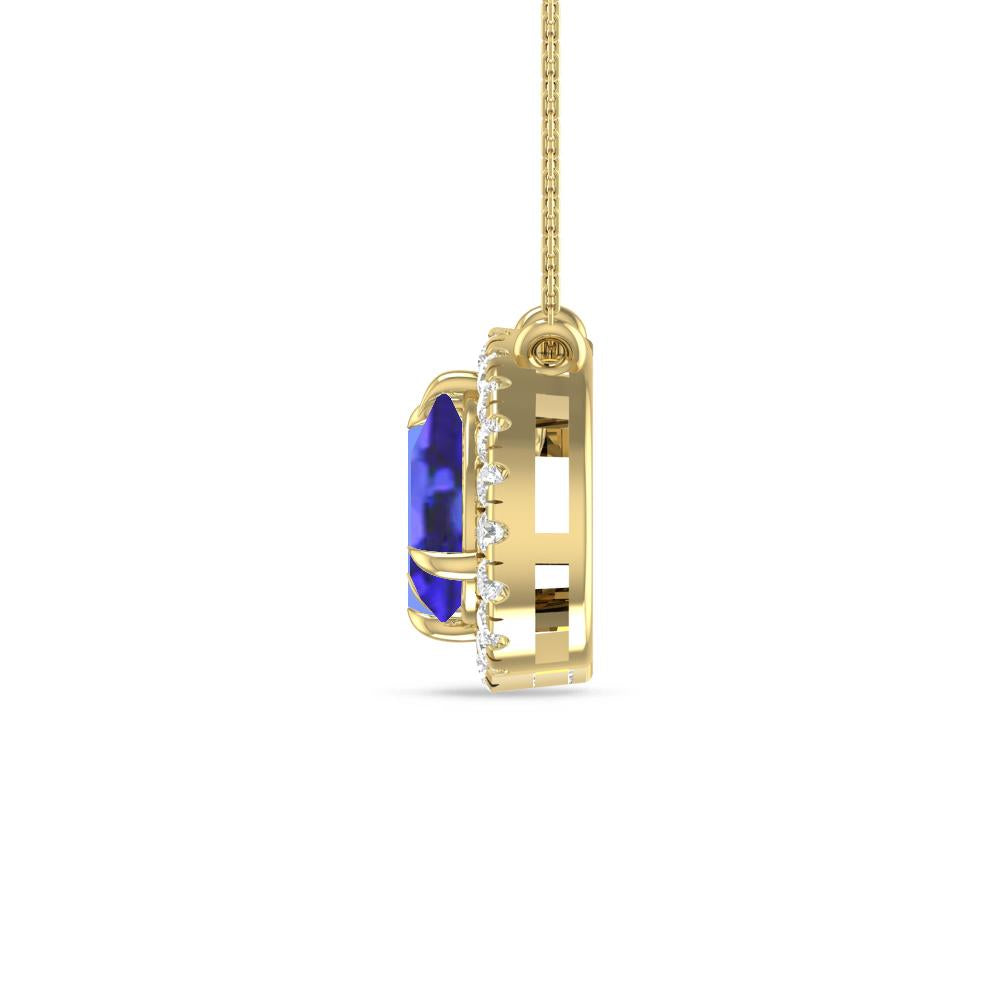 Yellow Gold - Tanzanite