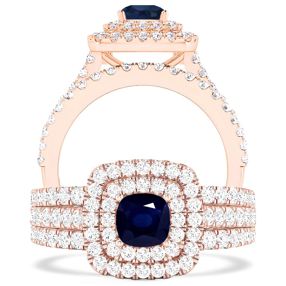Rose Gold - Sapphire