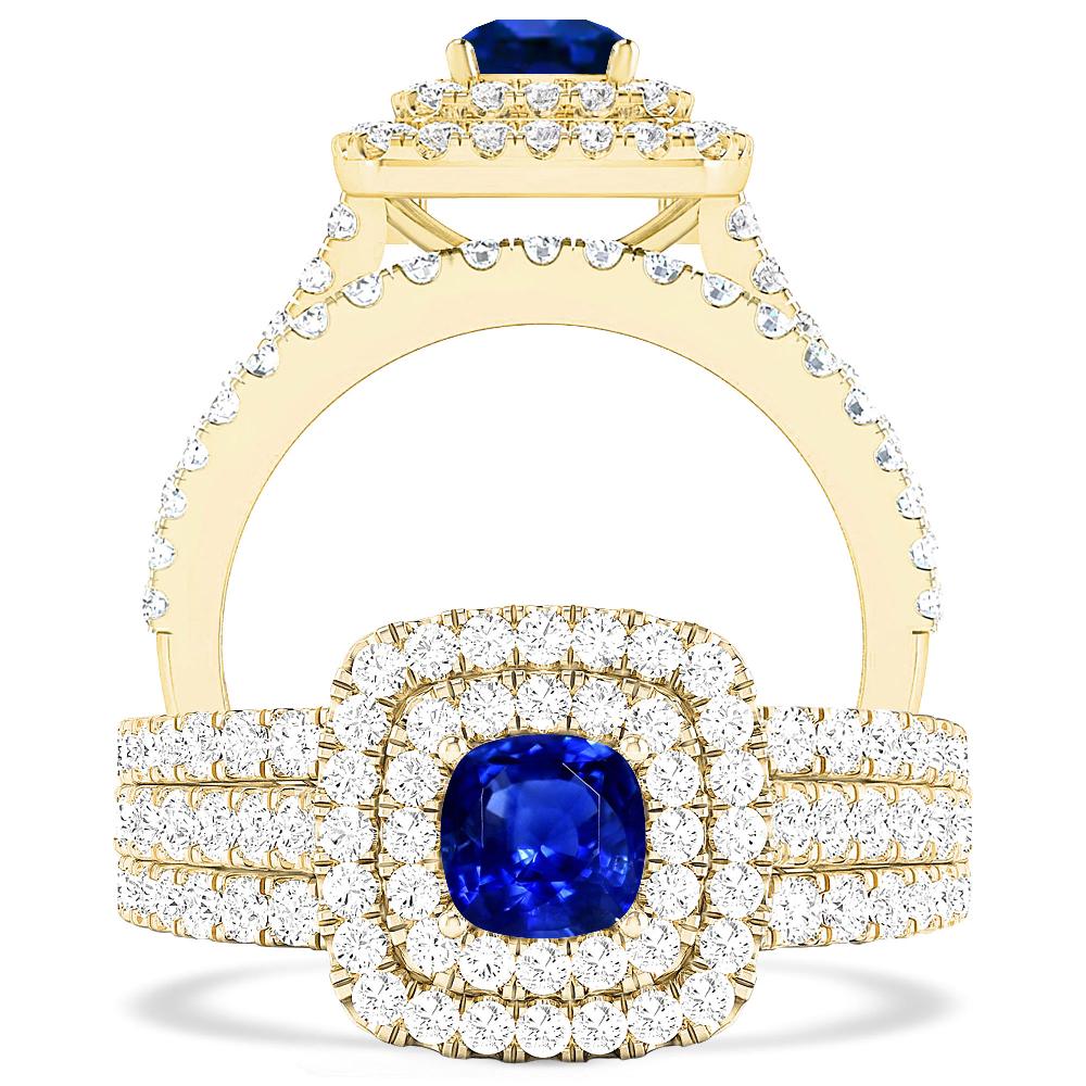 Yellow Gold - Sapphire