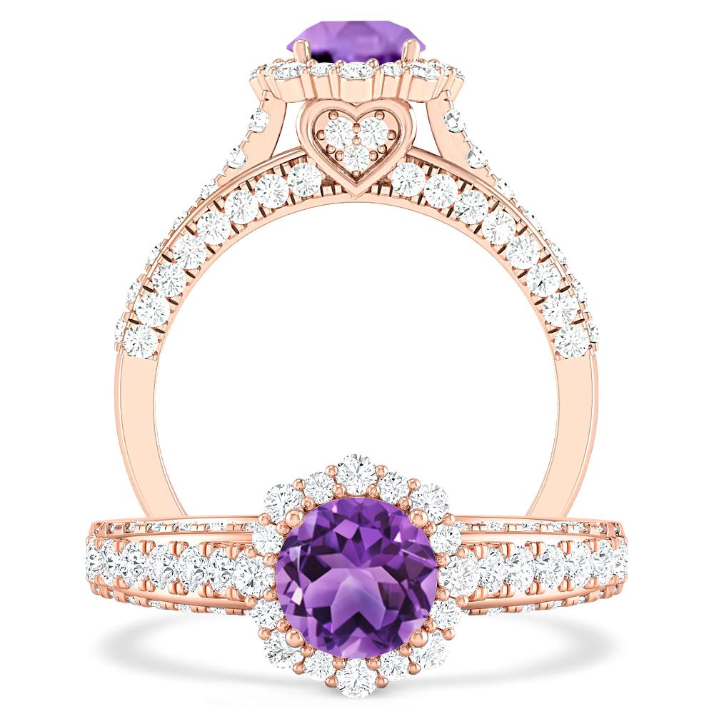 Rose Gold - Amethyst