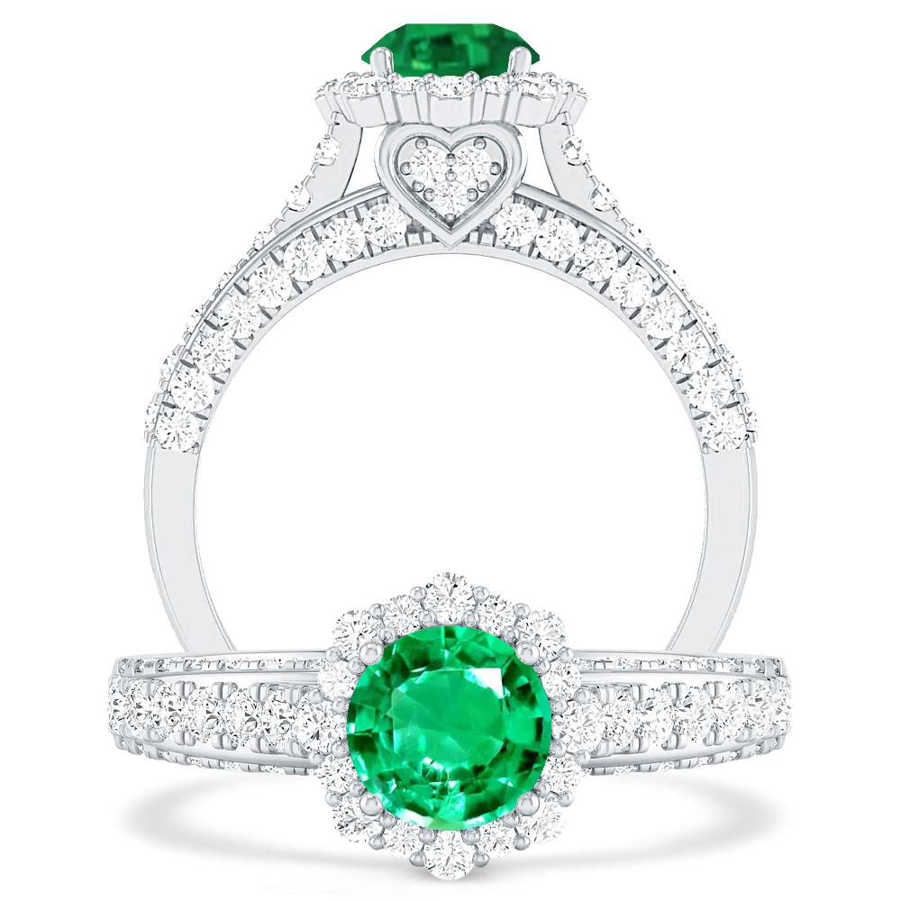 White Gold - Emerald