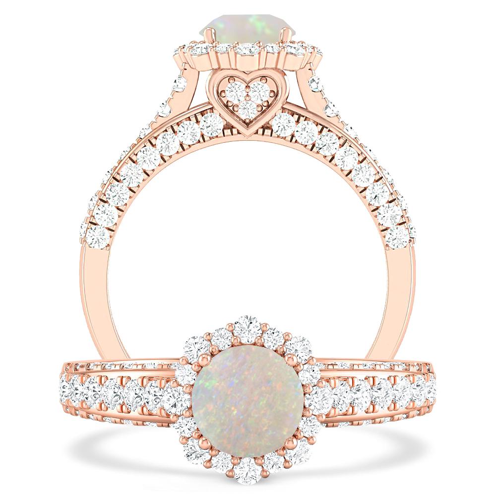 Rose Gold - Opal