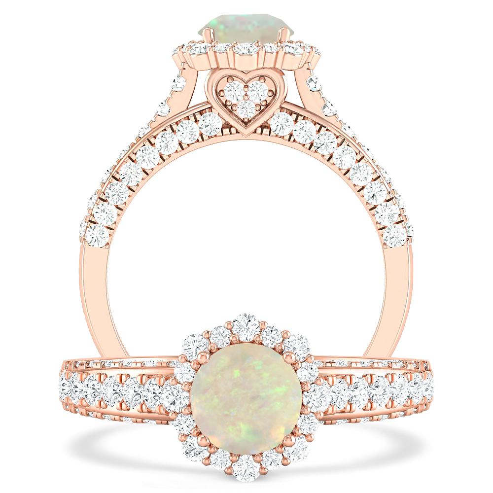 Rose Gold - Opal