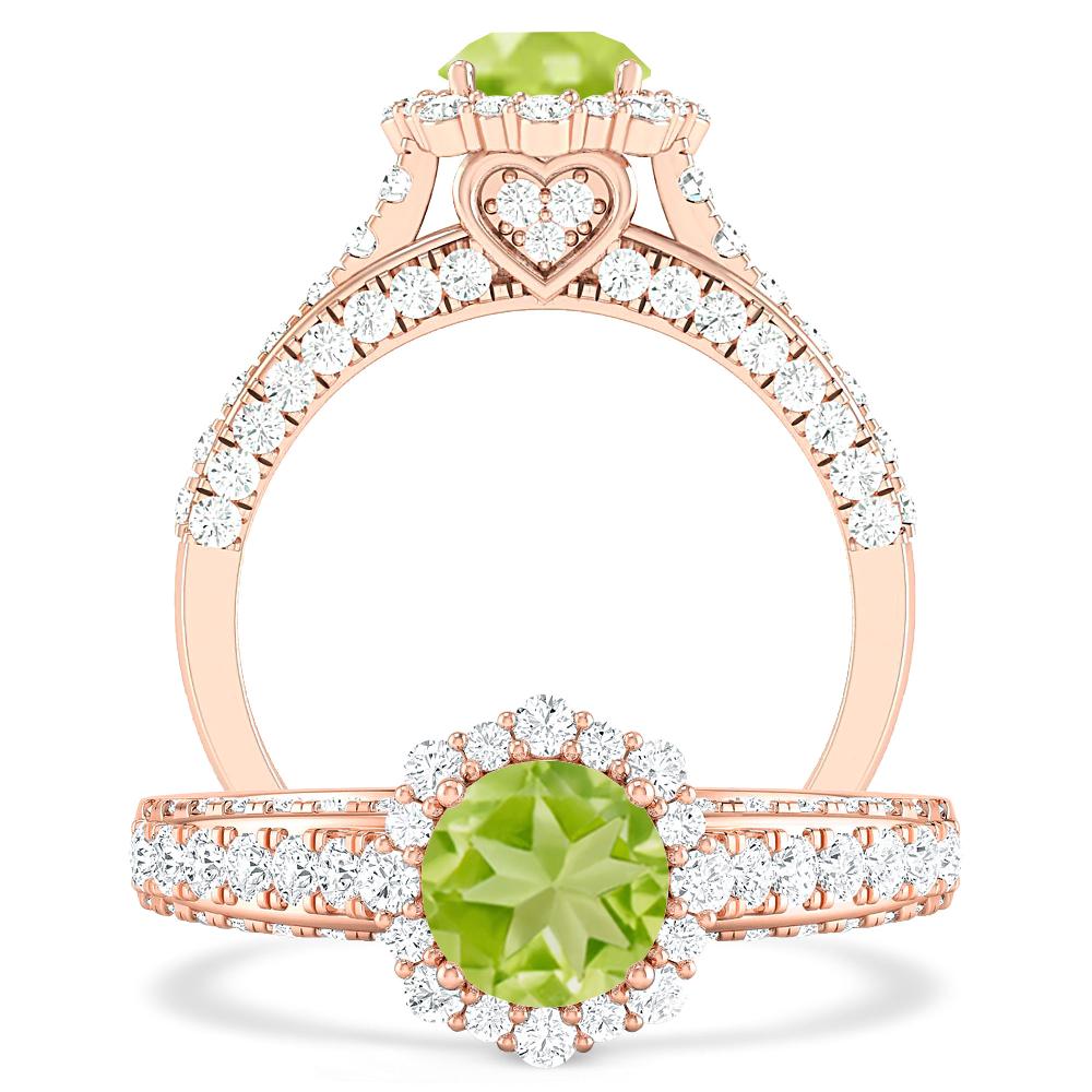Rose Gold - Peridot