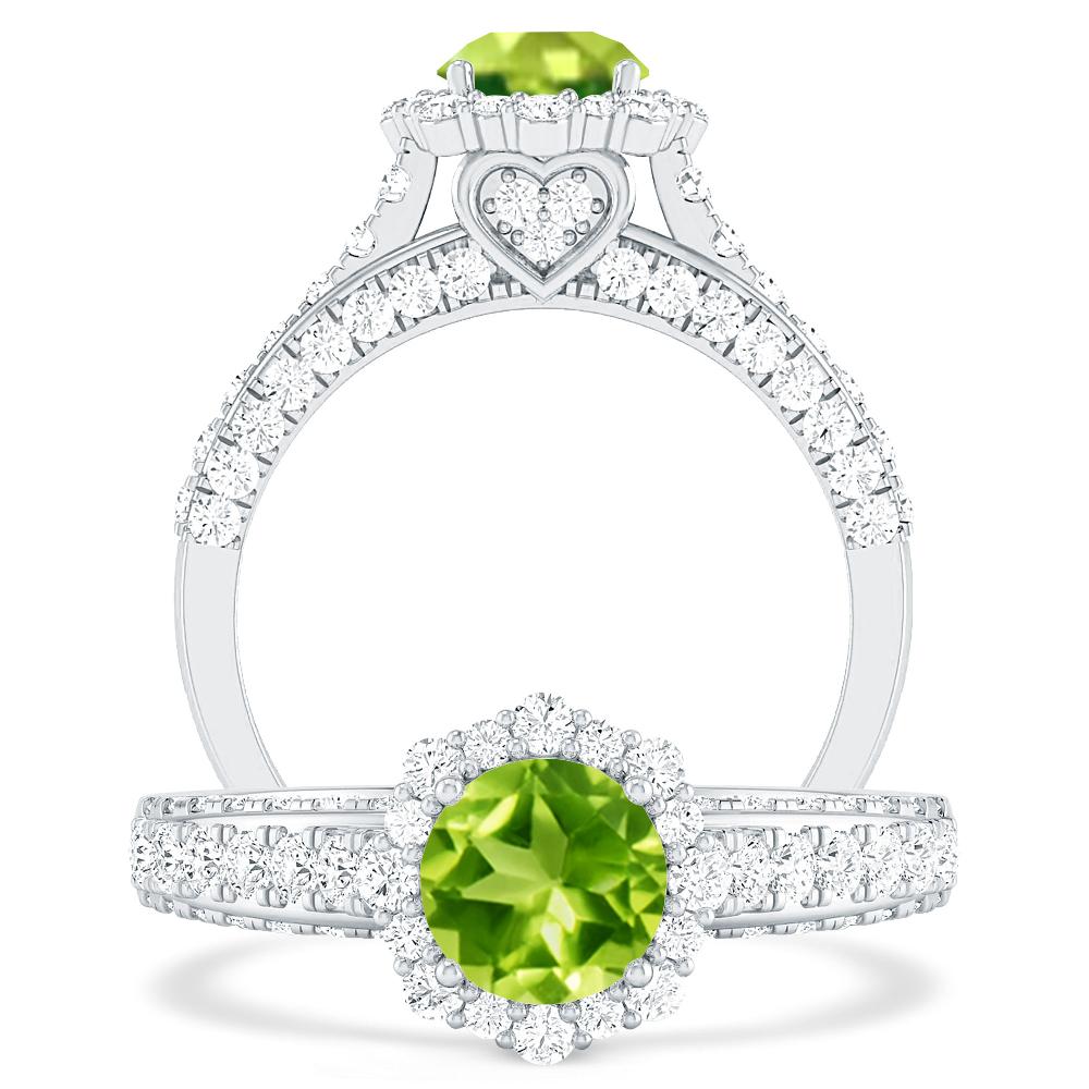 White Gold - Peridot