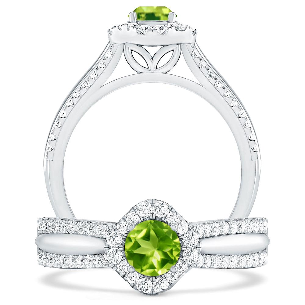 White Gold - Peridot