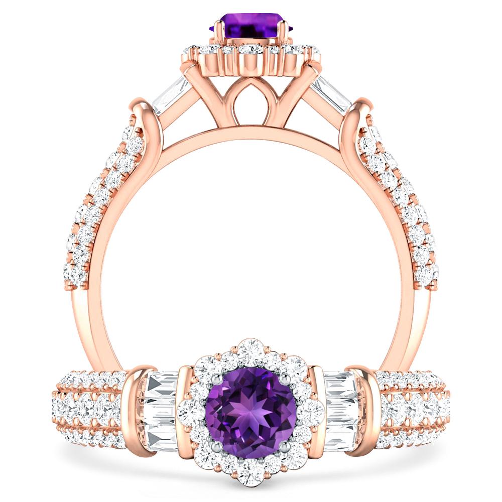 Rose Gold - Amethyst