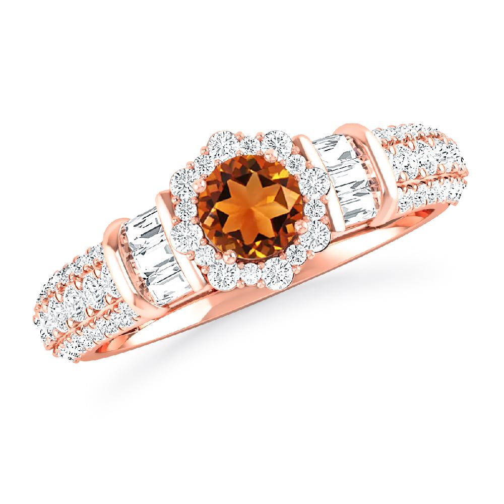 Rose Gold - Citrine