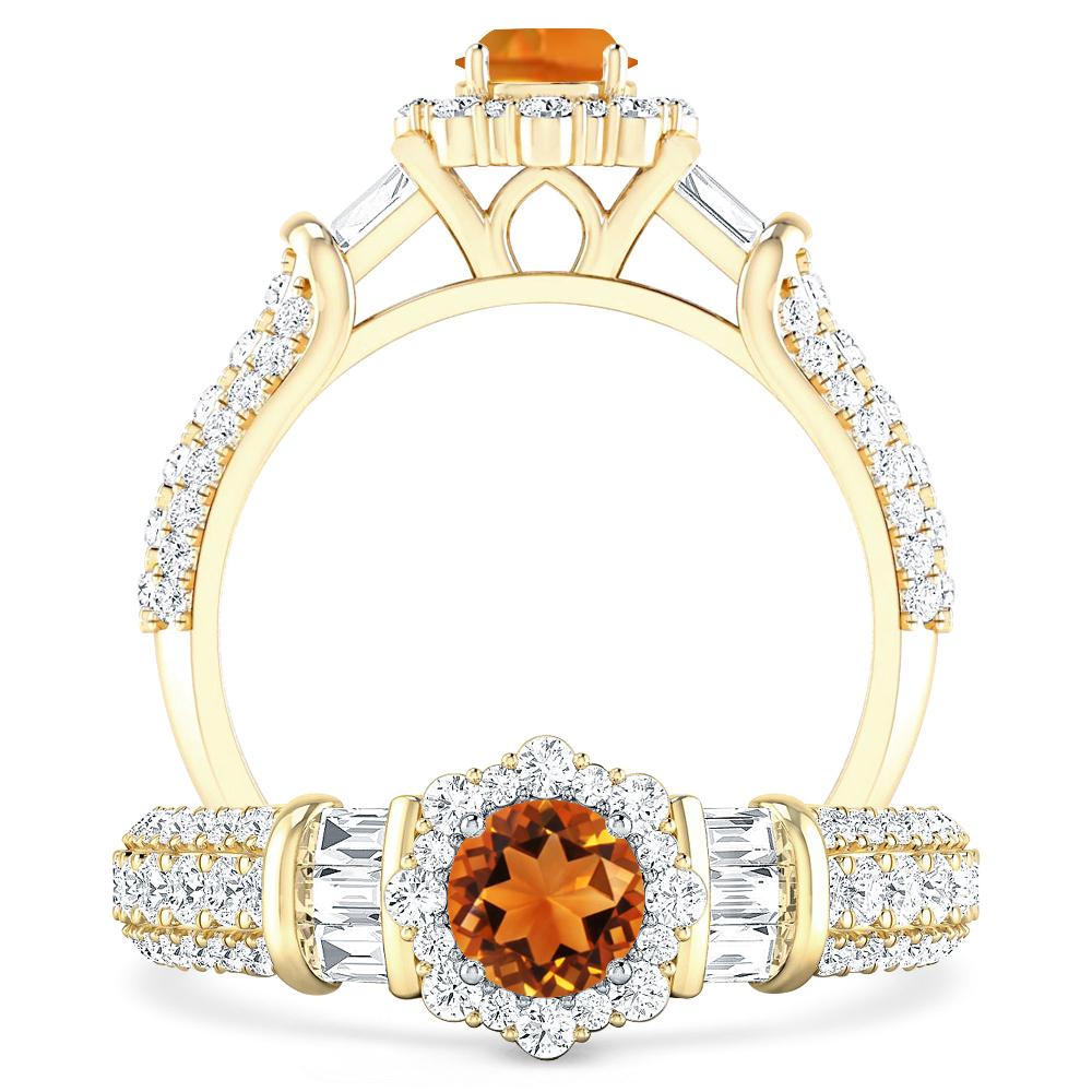 Yellow Gold - Citrine